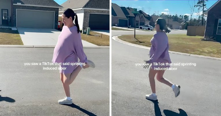 Žena u 40. tjednu pokušala sprintom izazvati trudove. Uspjela je