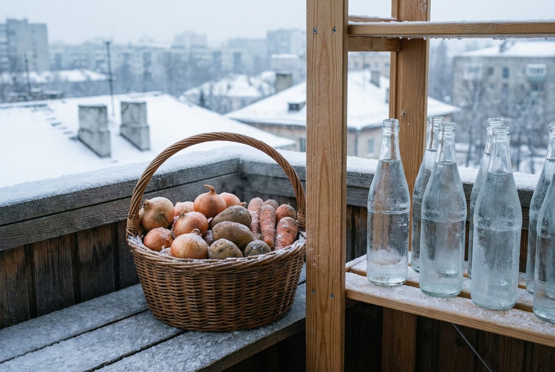 Svi ove namirnice držimo na balkonu tijekom zime - a ne bi trebali