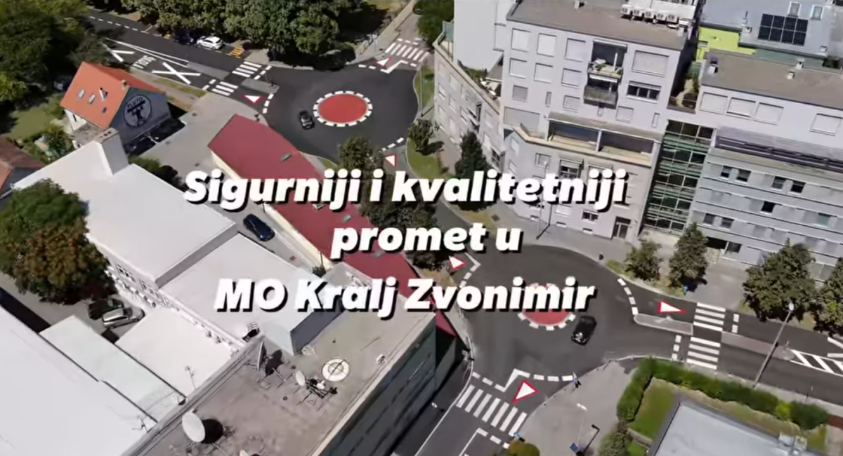 VIDEO Novi kružni tok i parkirna mjesta u centru Zagreba. Objavljena snimka iz zraka