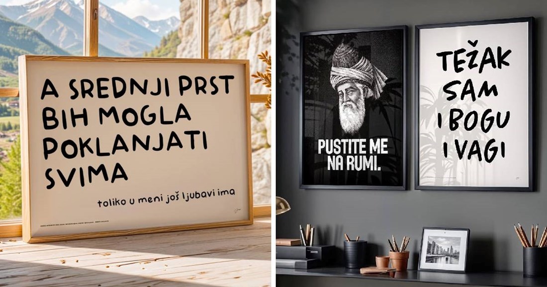 Svojim posterima osvojio regiju: "Ne mogu oni kopirati koliko ja mogu dizajnirati"