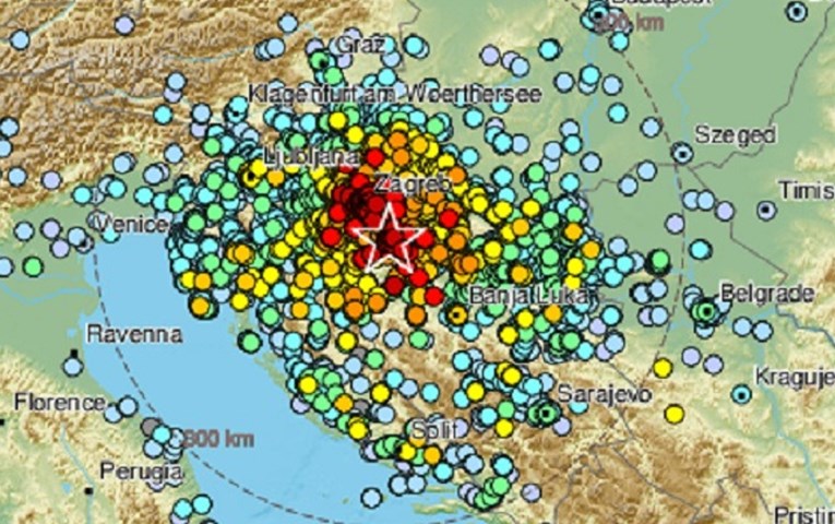 EMSC objavio detalje o potresu: Gdje se i kako osjetio, usporedba sa zagrebačkim...