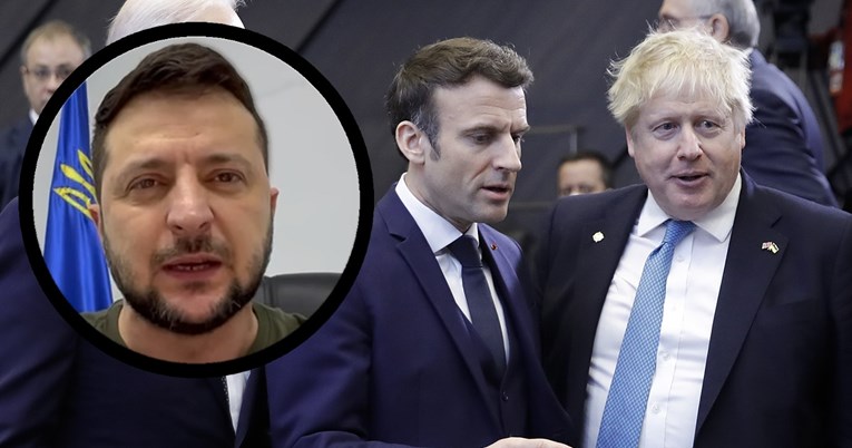 Zelenskij: Macron se boji Rusije