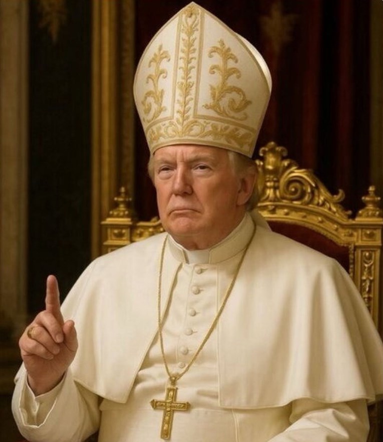 Trump o slici sebe kao pape: Ne sviđa se fake news medijima, katolici je vole