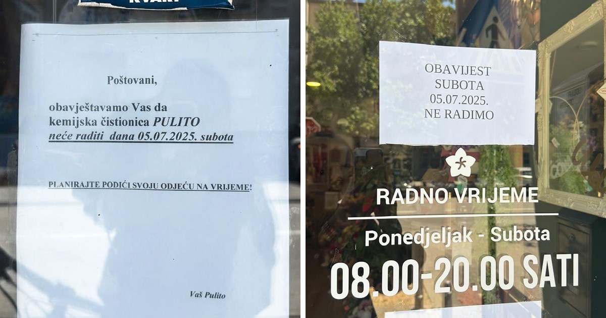 "5.7. NE RADIMO": Obrti na Hipodromu postavljaju obavijesti, zatvaraju zbog koncerta