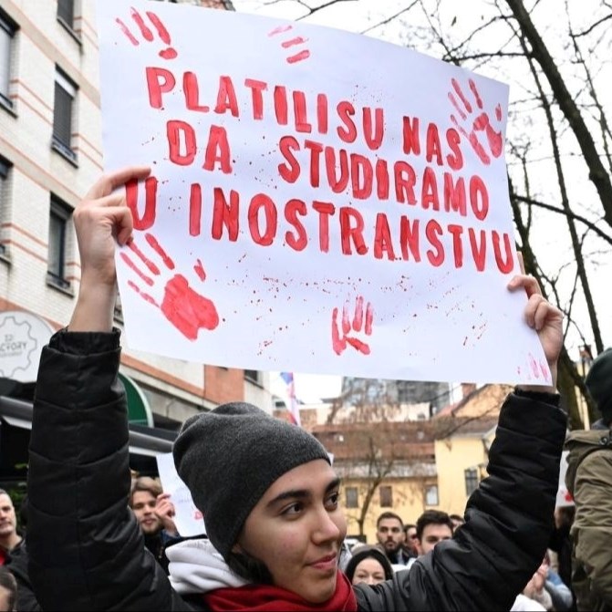 FOTO Skupovi podrške studentima u Srbiji: Ljubljana, Dublin, Bruxelles…