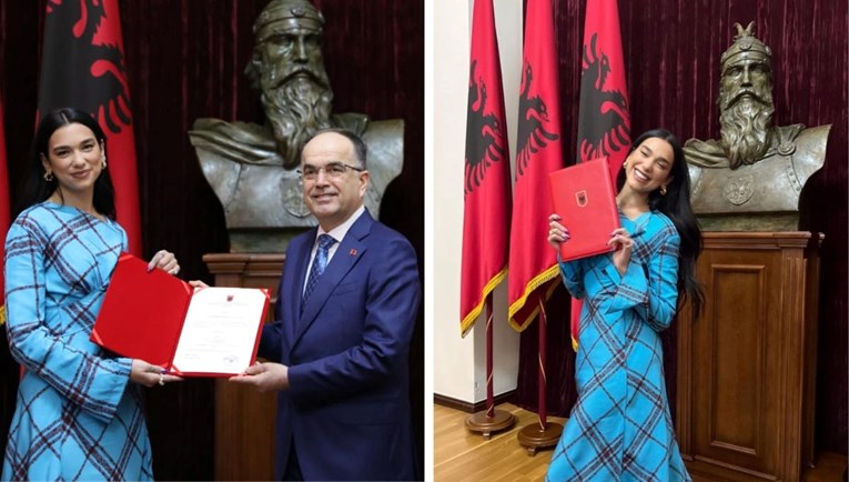 Dua Lipa službeno je Albanka. Predsjednik Begaj uručio joj državljanstvo