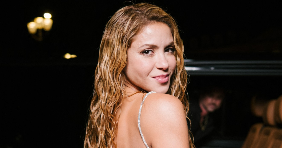 Na prvi pogled klasična crna haljina. Onda se Shakira okrenula