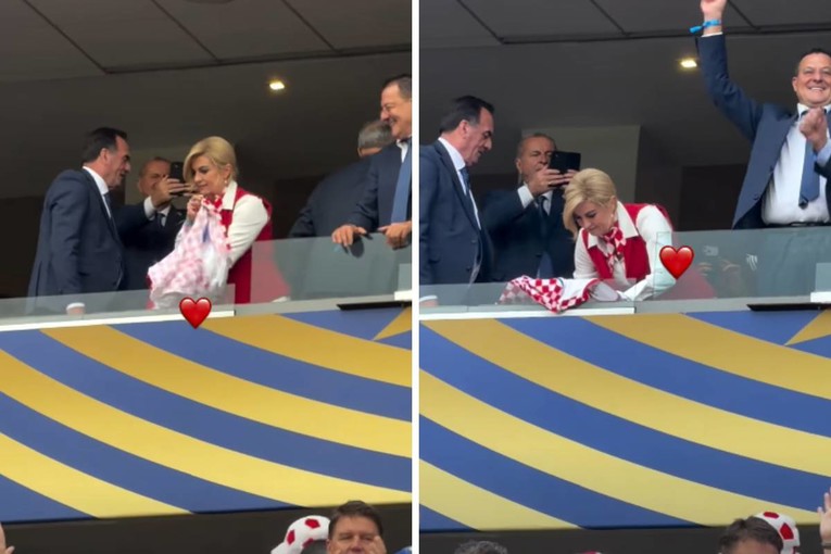 Kolinda Grabar-Kitarović oduševila navijače potezom nakon utakmice