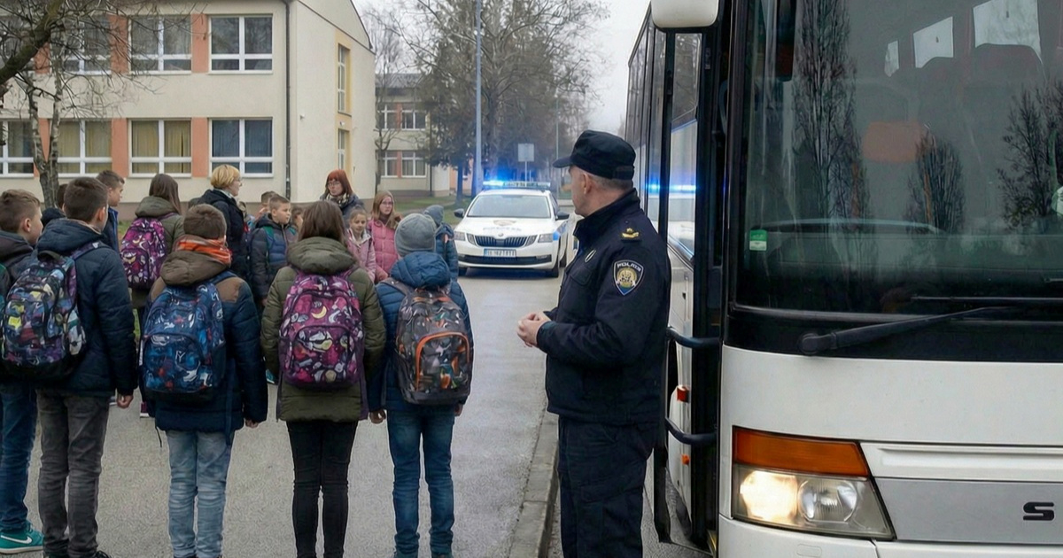 Vozač autobusa pijan prije školskog izleta. Isključen je iz prometa