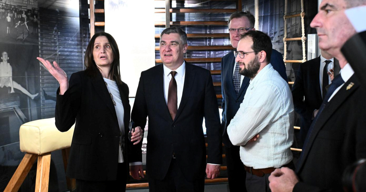 FOTO Predsjednik Zoran Milanović posjetio Hrvatski športski muzej