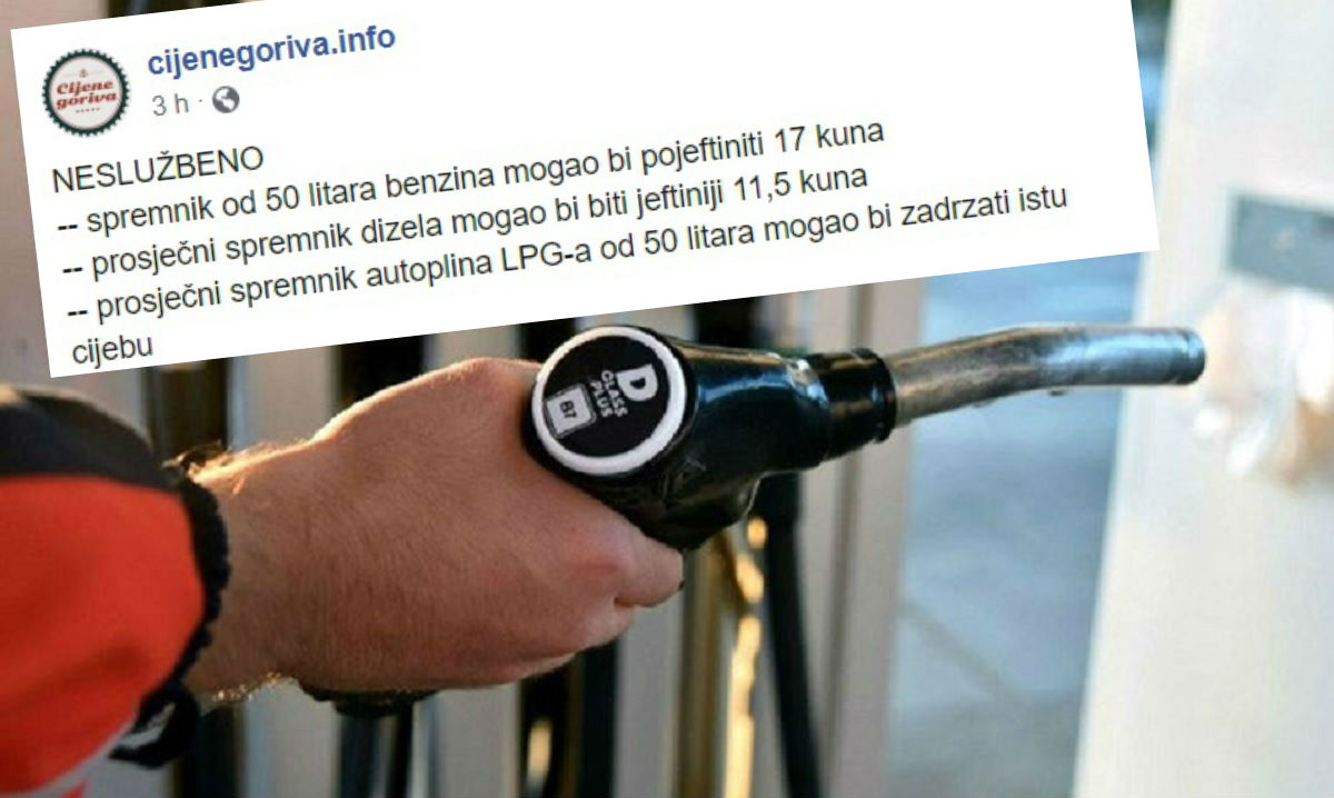 Sutra će pojeftiniti gorivo, i to dosta