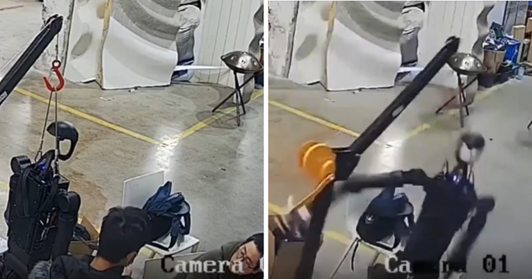VIDEO Humanoidni robot izgubio kontrolu na testiranju, objavljena snimka incidenta