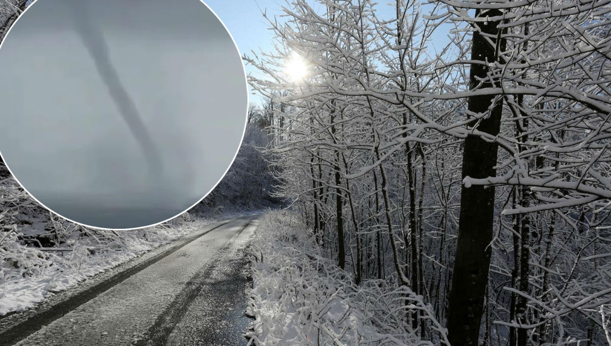 Danas stiže snijeg, a nakon njega veliki problemi - kiše, oluje, tuče i pijavice