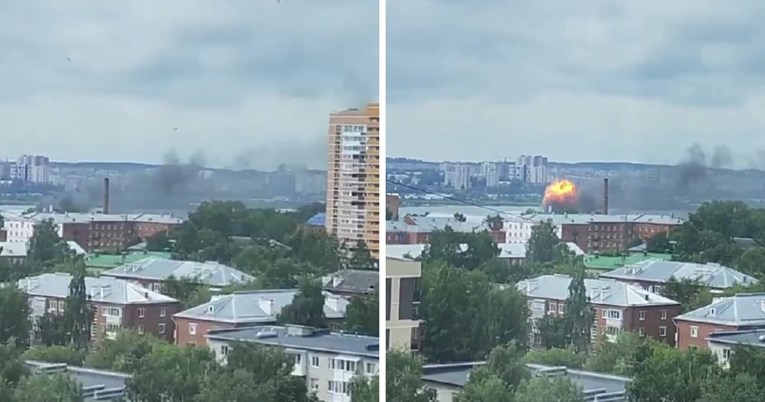 VIDEO Ruski grad udaljen 1300 kilometara od ukrajinske granice napadnut dronovima