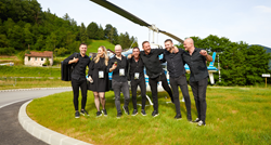 VIDEO Grupa Profeel na festival došla helikopterom, tijekom leta zasvirali harmoniku