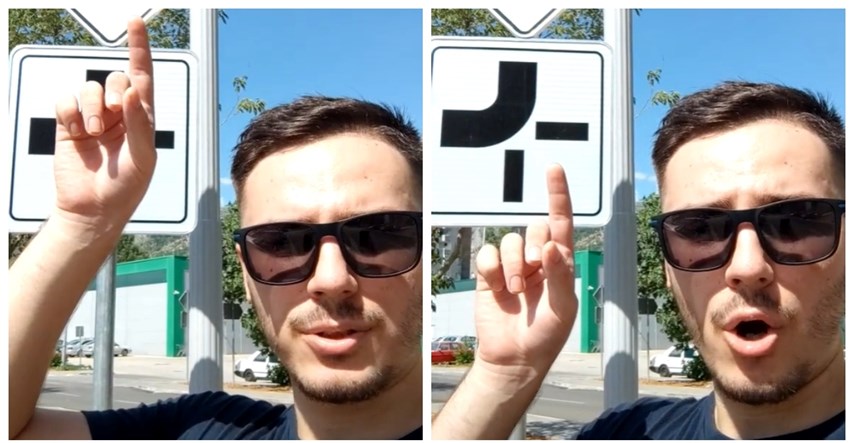 Kombinacija prometnih znakova u Mostaru zbunila ljude. Vidite li u čemu je problem?