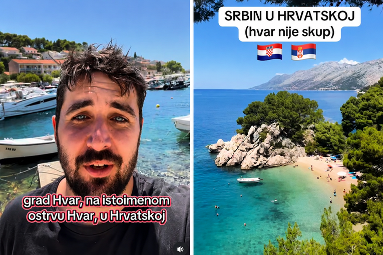 Dušan iz Srbije posjetio Hvar: "Oborilo me s nogu, kao da ste na Karibima"