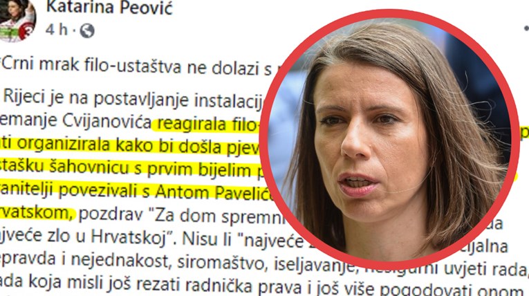 Katarina Peović: Prosvjed su organizirali filoustaše, zvijezda je simbol solidarnosti