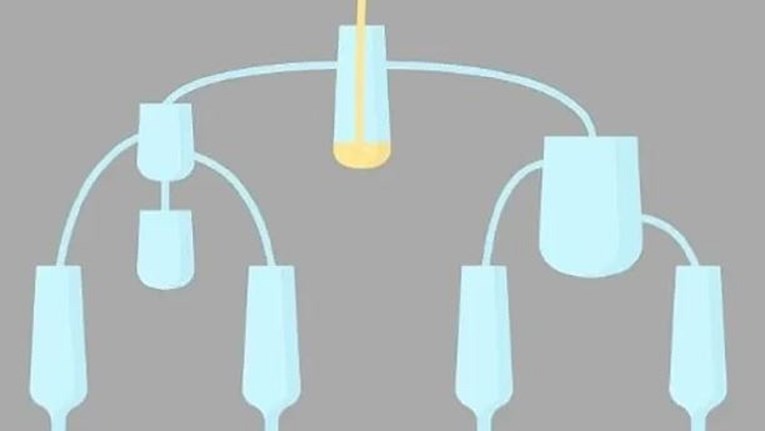 Možete li otkriti koja čaša će se napuniti prva? Rekord je 45 sekundi