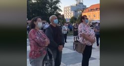 U Novoj Gradiški održan prosvjed protiv uhićenja Vinka Grgića
