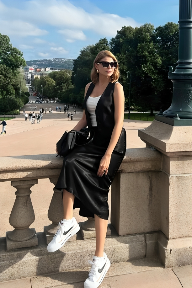 Lejla Filipović pokazala kako spojiti tenisice i suknju u šik kombinaciju