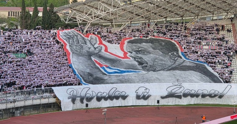 Pogledajte koreografiju koju je Torcida posvetila Žanu Ojdaniću