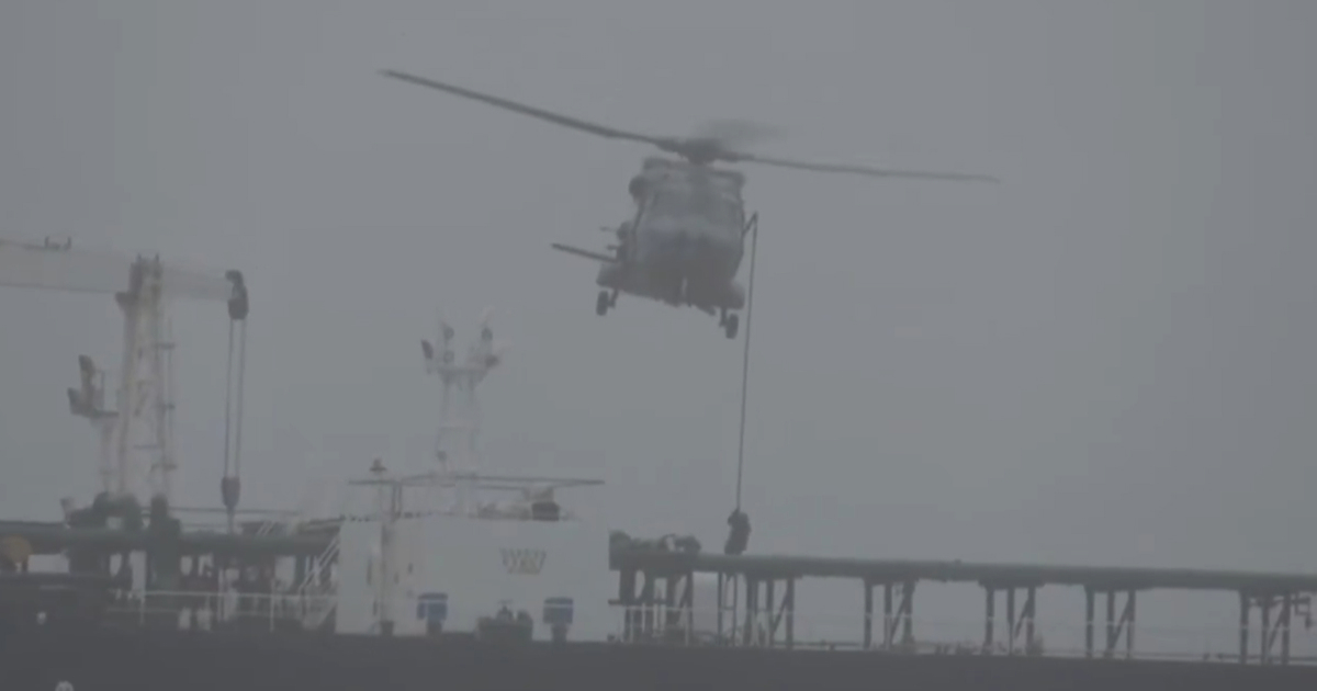 VIDEO Francuski vojnici upali na tanker koji je plovio iz Rusije