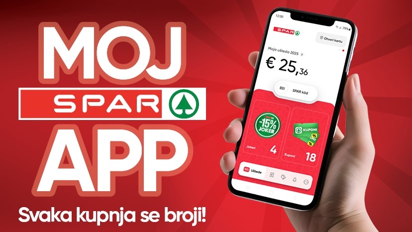 Dvostruki trijumf: SPAR aplikacija za vikend broj 1 na  Google Playu i App Storeu
