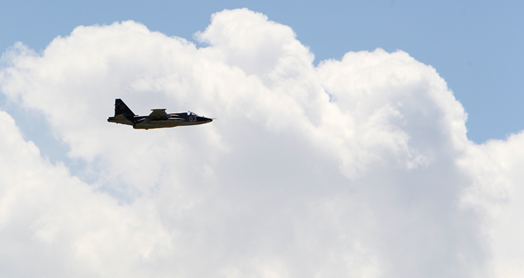 Pao ruski vojni avion Su-25