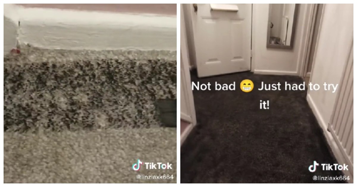 2.6 mil. pregleda: Odlučila obojiti tepih u crno, pogledajte rezultat