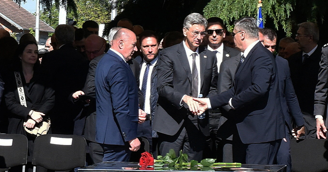 FOTO Milanović i Plenković se sreli u Okučanima