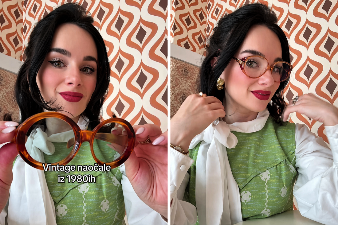 Nina Skočak kupila vintage naočale iz 80-ih: "Bile su skupe, ali stvarno vrijede"