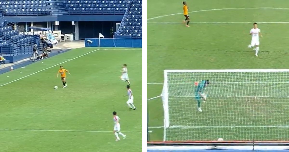 Pogledajte gol sa 70 metara. Kriva je komična reakcija golmana
