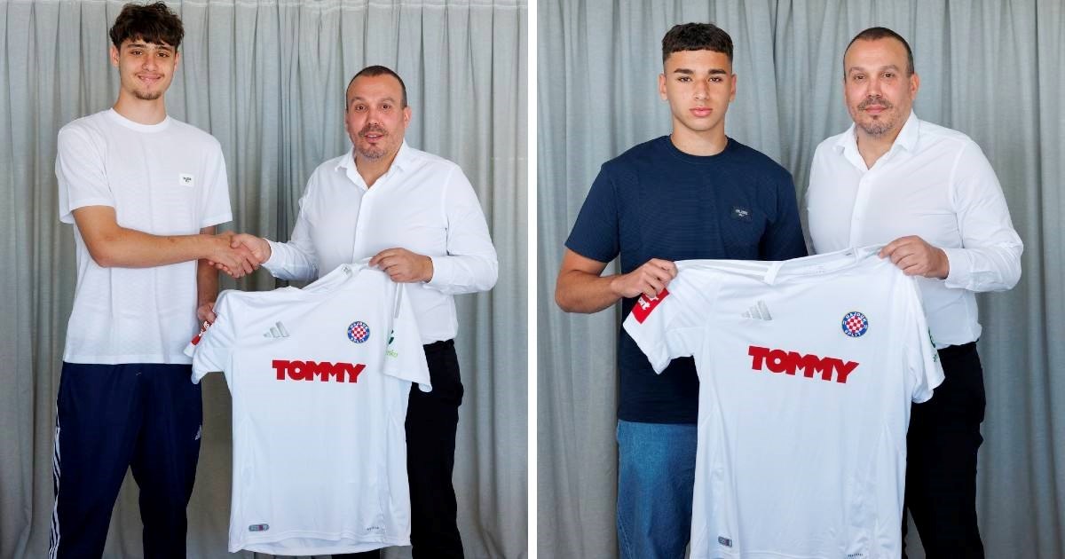Hajduk potpisao ugovore s dva talenta iz akademije