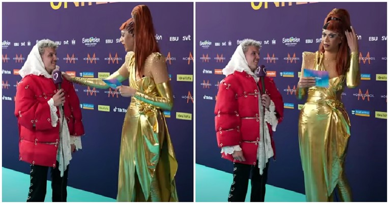 Drag queen voditeljica flertala s Baby Lasagnom: "Imaš prekrasne plave oči"  