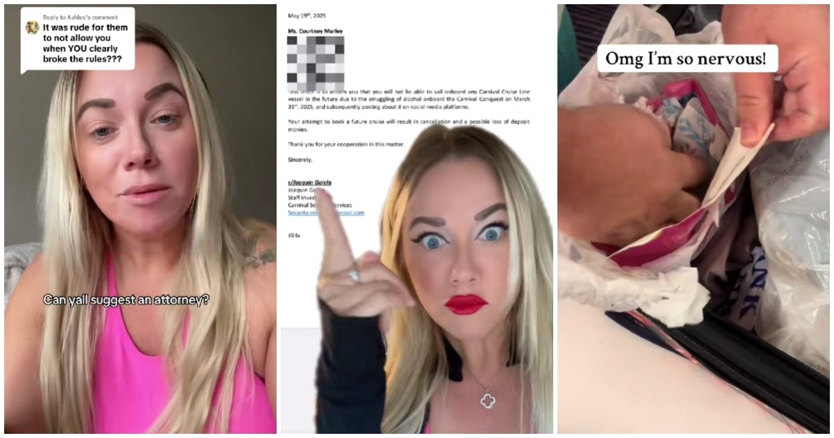 Tiktokerica dobila doživotnu zabranu putovanja kruzerom zbog viralnog videa