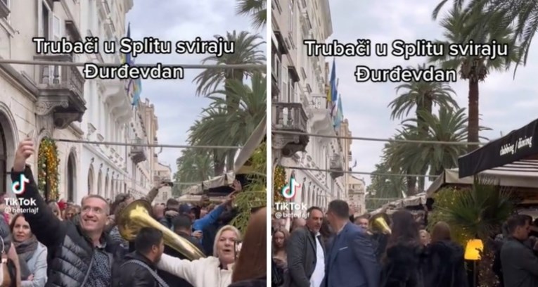 Kruži snimka iz centra Splita na kojoj se pjeva Đurđevdan, prenose je i srpski mediji