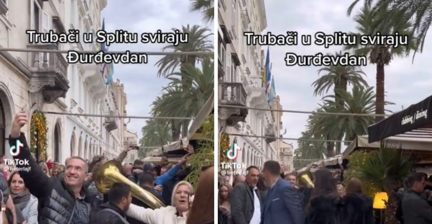 Kruži snimka iz centra Splita na kojoj se pjeva Đurđevdan, prenose je i srpski mediji