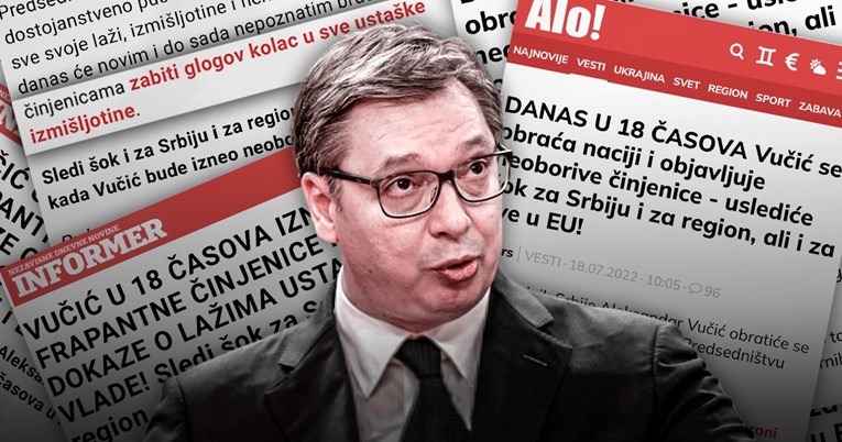 Vučić sazvao presicu o zabrani. Njegovi tabloidi: "Uslediće šok za Srbiju i region"