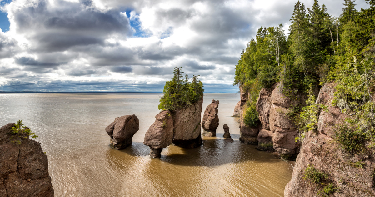 U zaljevu s najvećim plimama na svijetu postoji otok do kojeg se može doći pješice