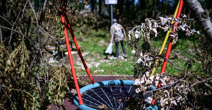 FOTO Park mladenaca u Zagrebu potpuno je uništen