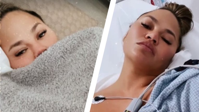 Chrissy Teigen objavila snimku iz bolničkog kreveta: "Molim vas, zaustavite ovu bol"