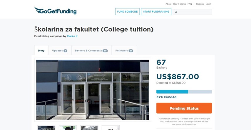 Lažni student iz Splita skuplja novac za školarinu, ljudi mu već donirali pola