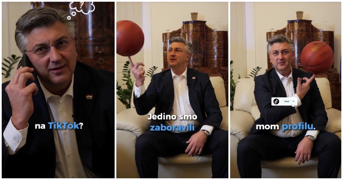 Ljudi, žao nam je, ali Plenković je stigao na TikTok :(