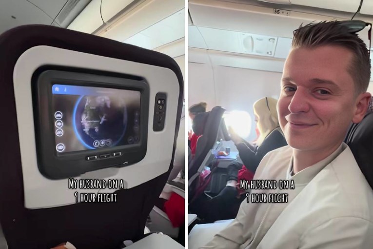 Žena snimila muža koji na letu od devet sati gleda kartu, mnogi su se poistovjetili