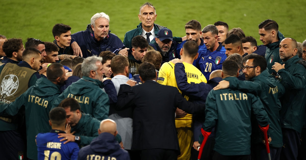 VIDEO Mancini drži govor prije finala i nasmijava igrače