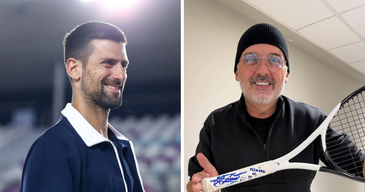 Novak Đoković Tonyju Cetinskom poklonio reket s posebnom posvetom