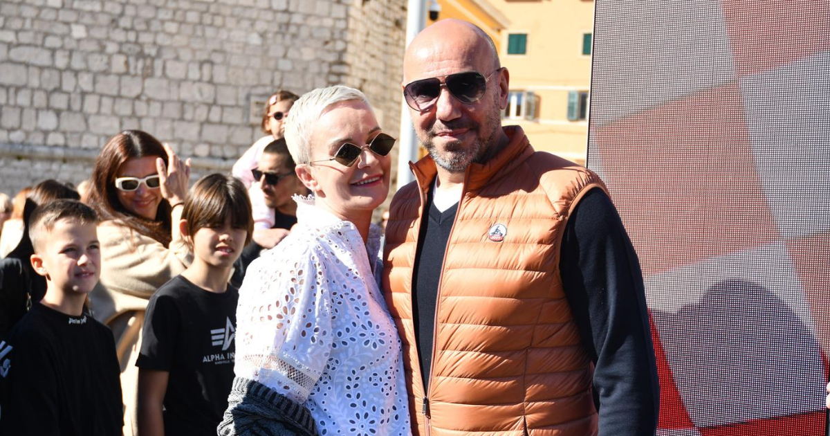 Ivicu Tucka na dočeku u Šibeniku podržala supruga Marijana