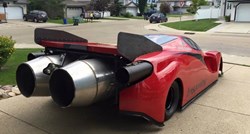 U garaži napravio Ferrari na mlazni pogon, kaže da može ubrzati do 650 km/h