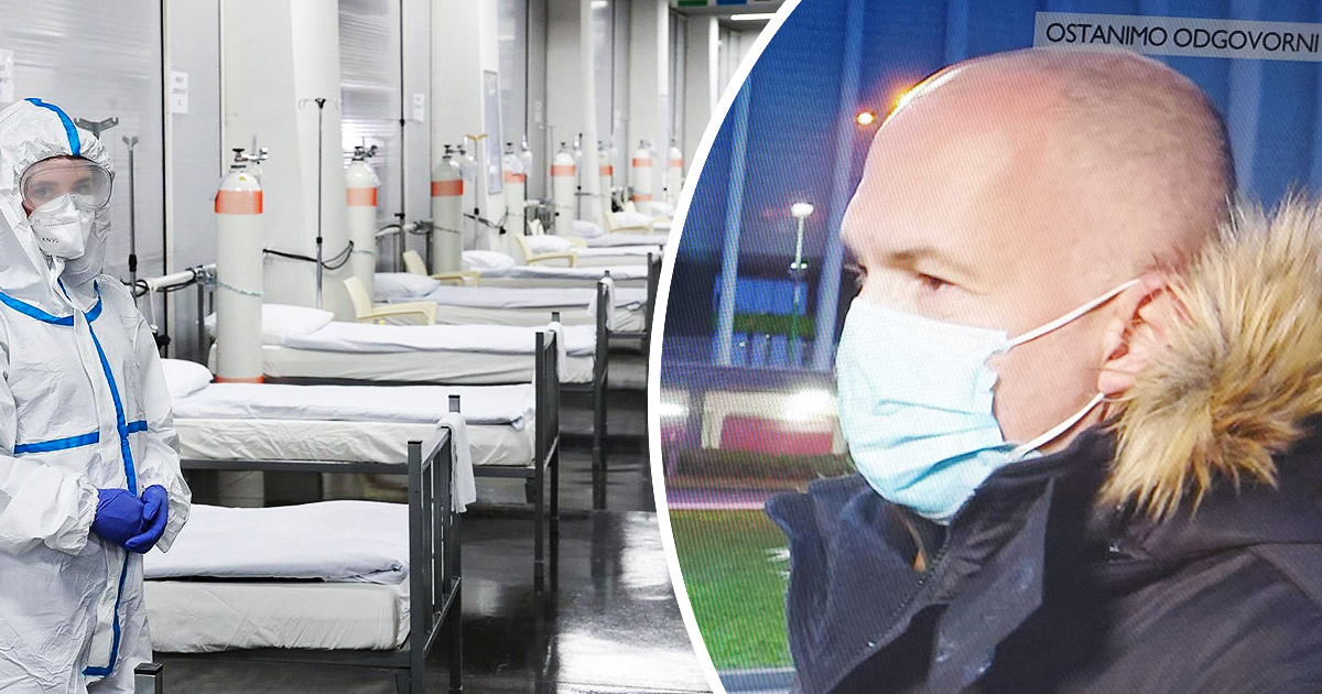 Doktor Vagić: U Areni je sala za reanimaciju jer se zaraženi brzo urušavaju
